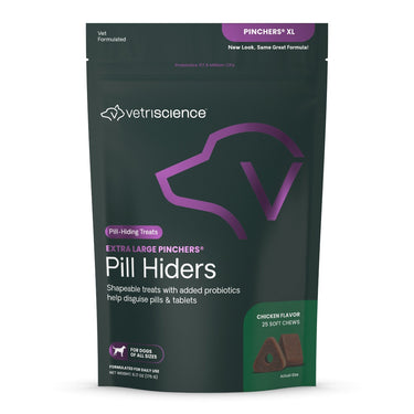 Front of VetriScience Extra Large Pinchers Pill Hiders bag