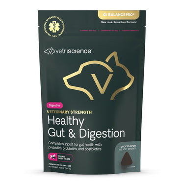 Front of Veterinary Strength Healthy Gut & Digestion bag