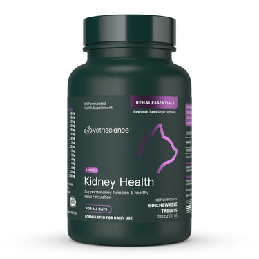 Front of Kidney Health for cats bottle
