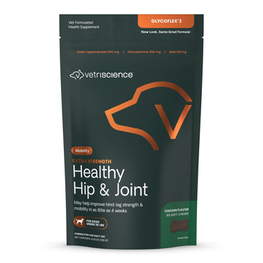 Front of Extra Strength Healthy Hip & Joint for Small Dogs bag