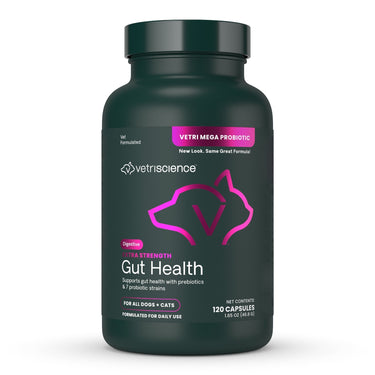 Front of Extra Strength Gut Health 120 count bottle