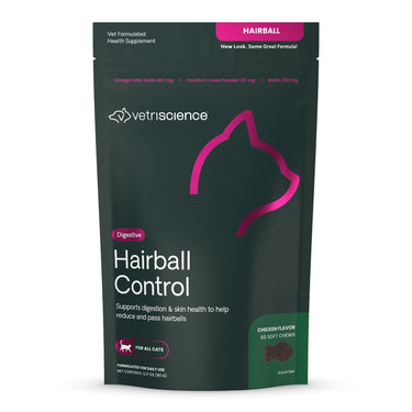 Front of VetriScience Hairball Control bag
