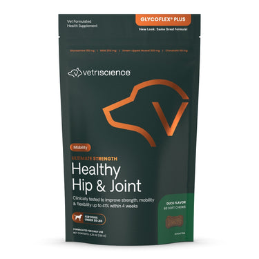 Front of VetriScience Ultimate Strength Healthy Hip & Joint for Small Dogs bag